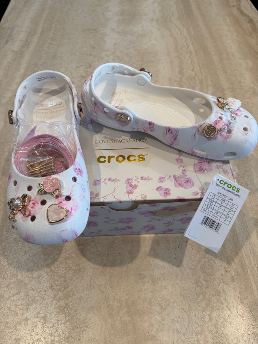 Love Shack Fancy X Crocs Classic Ballet Flat - Picture 4 of 16